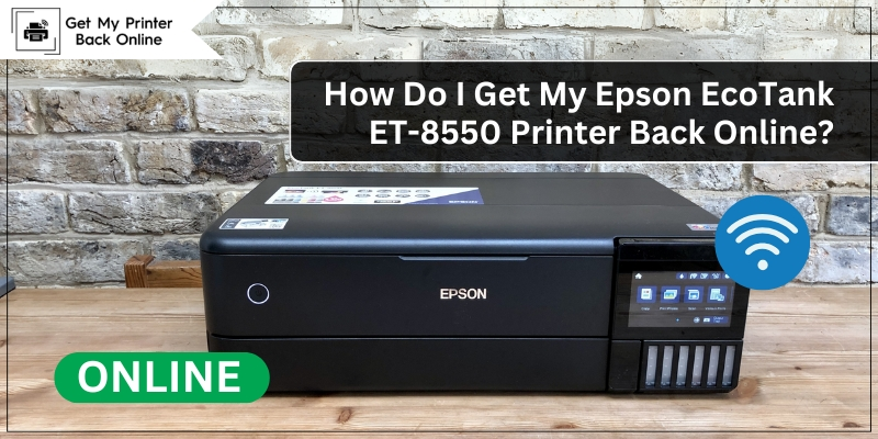 How Do I Get My Epson EcoTank ET-8550 Printer Back Online?